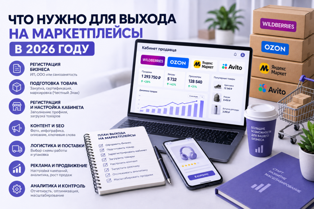 Что нужно для выхода на маркетплейсы в 2026 году