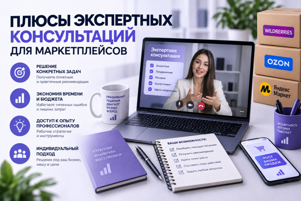 Плюсы экспертных консультаций для маркетплейсов