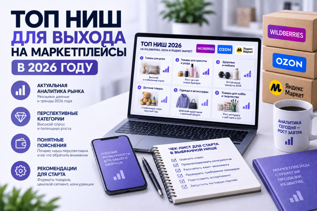 Топ ниш с пояснениями для выхода на маркетплейс в 2026 году