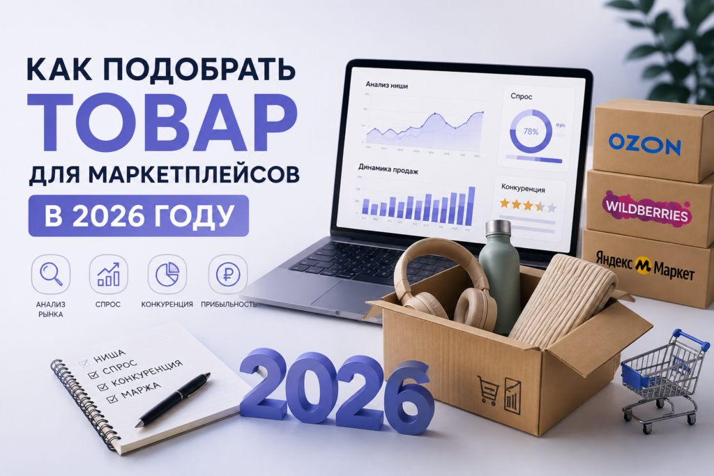 Как подобрать товар для маркетплейсов в 2026 — выбор ниши
